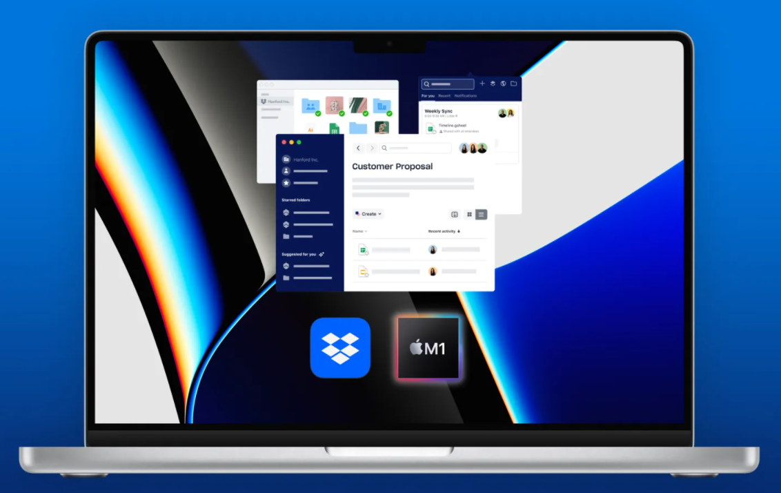 Dropbox 網(wǎng)盤(pán)已原生支持蘋(píng)果 M1 Mac