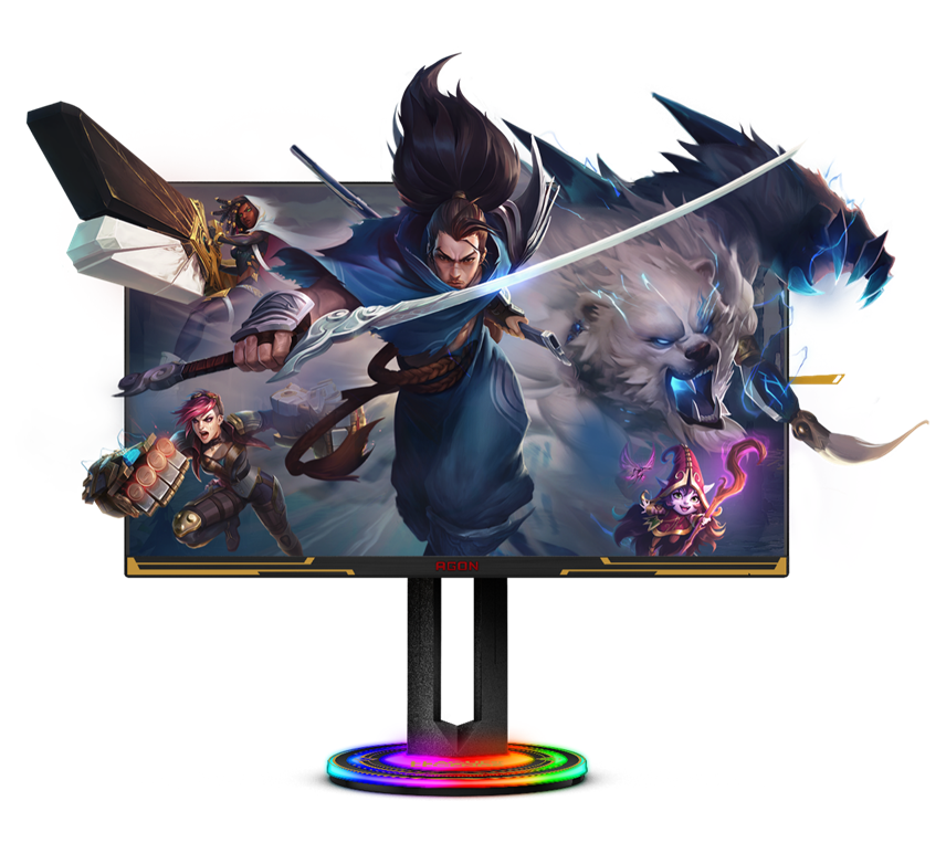 AOC 《英雄聯(lián)盟》深度定制顯示器上架：2K 170Hz，2999 元