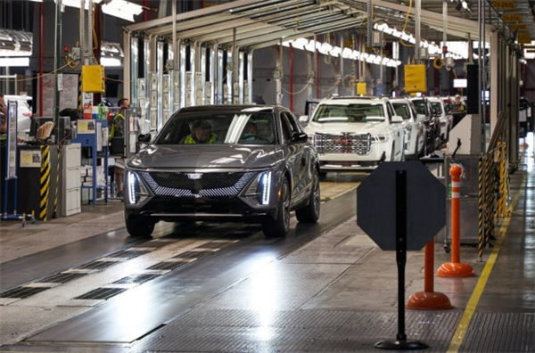凱迪拉克純電動(dòng)汽車LYRIQ下線：續(xù)航650公里，第三季度國(guó)內(nèi)交付