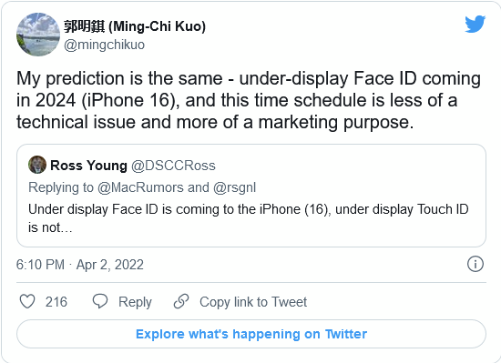 iPhone 14外形曝光 基本沒(méi)跑:蘋(píng)果準(zhǔn)備新驚喜 屏下Face ID上陣