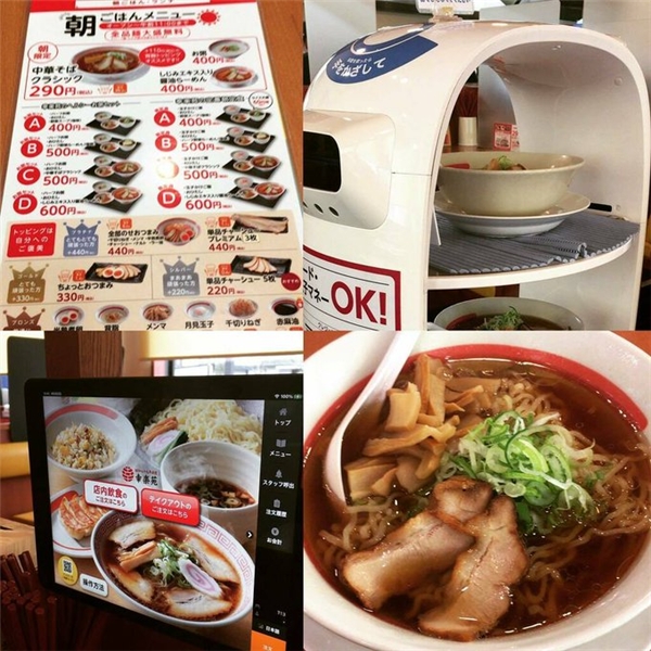 有效減輕員工負(fù)擔(dān)，日本連鎖店推廣中國(guó)送餐機(jī)器人