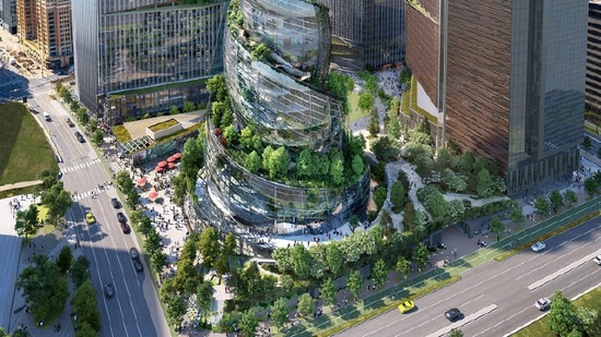 亞馬遜第二個(gè)總部螺旋塔樓獲批，預(yù)計(jì) 2025 年完成建設(shè)
