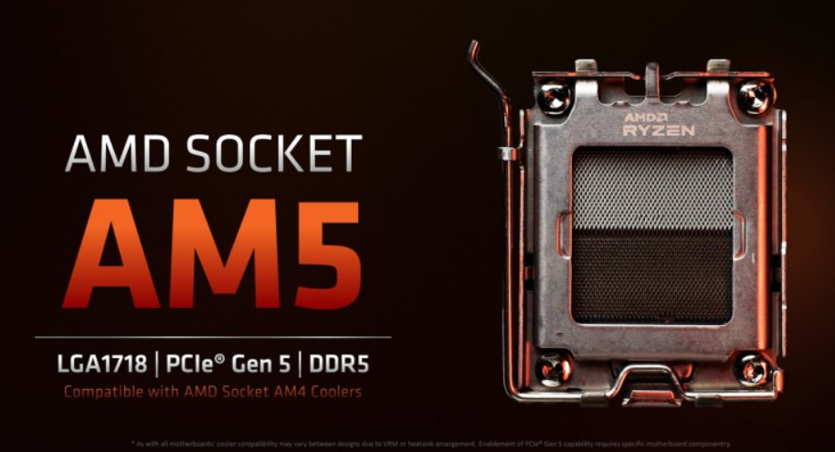 消息稱 AMD Zen 4 銳龍 7000 的 AM5 插槽平臺(tái)拋棄 DDR4 內(nèi)存，還將支持雙芯片