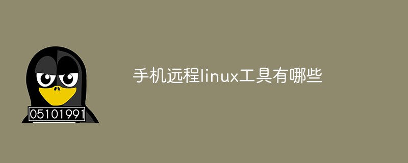 手機(jī)遠(yuǎn)程linux工具有哪些