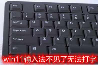 win11輸入法不見(jiàn)了無(wú)法打字 win11輸入法切換不出來(lái)教程