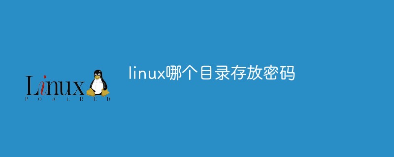 linux哪個(gè)目錄存放密碼