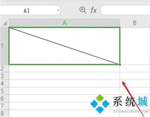 excel表格斜線一分為二怎么弄 單元格斜線一分為二的操作步驟