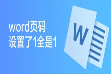 word頁碼設(shè)置了1全是1 word怎么自動(dòng)編頁碼