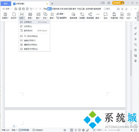 wps怎么添加新的一頁 wps添加空白頁的四種方法介紹