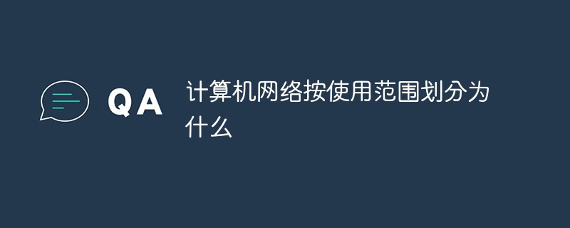 計算機網(wǎng)絡(luò)按使用范圍劃分為什么