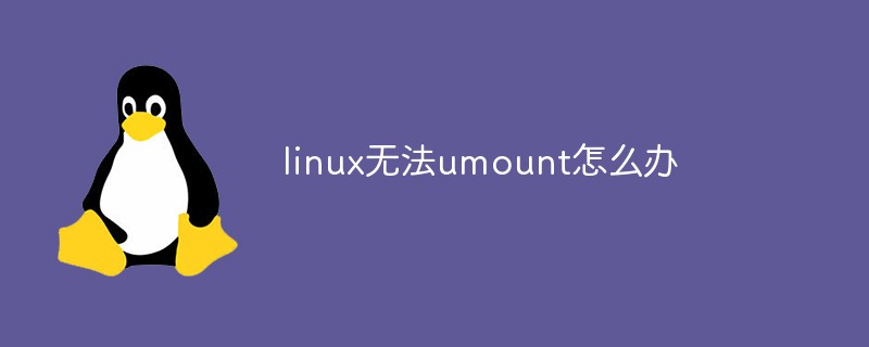 linux無(wú)法umount怎么辦