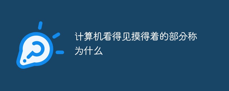 計算機看得見摸得著的部分稱為什么