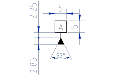 cad基準(zhǔn)符號a怎么標(biāo)注 cad基準(zhǔn)符號快捷鍵