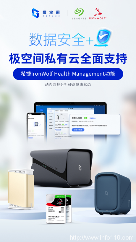 極空間搭配希捷酷狼健康管理，實現(xiàn)存儲自由！