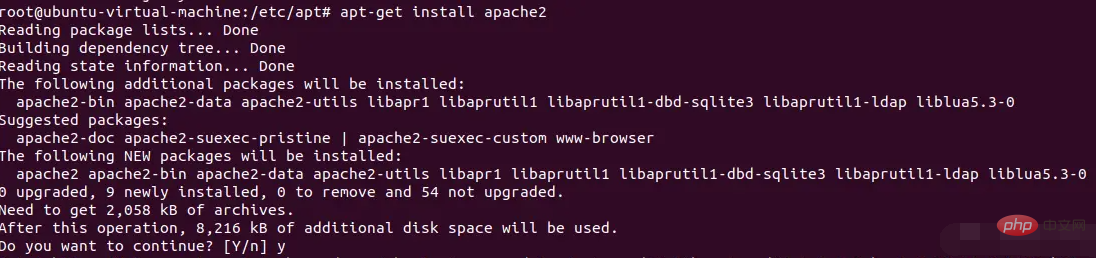 超細(xì)！Ubuntu20.04安裝Apache+PHP8環(huán)境
